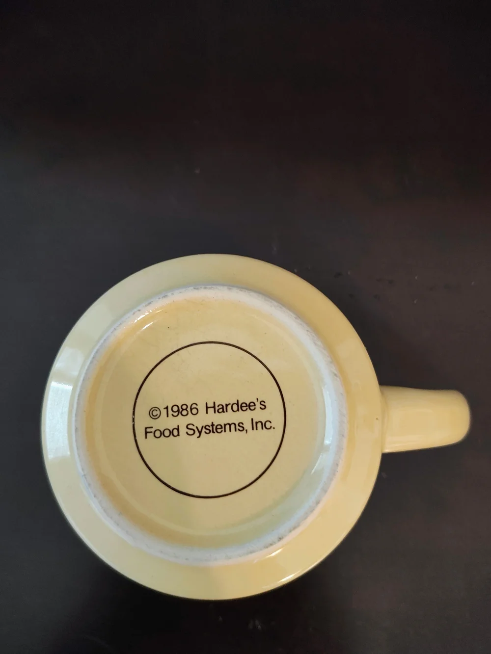Rise and Shine Vintage Hardee's Coffee Mug